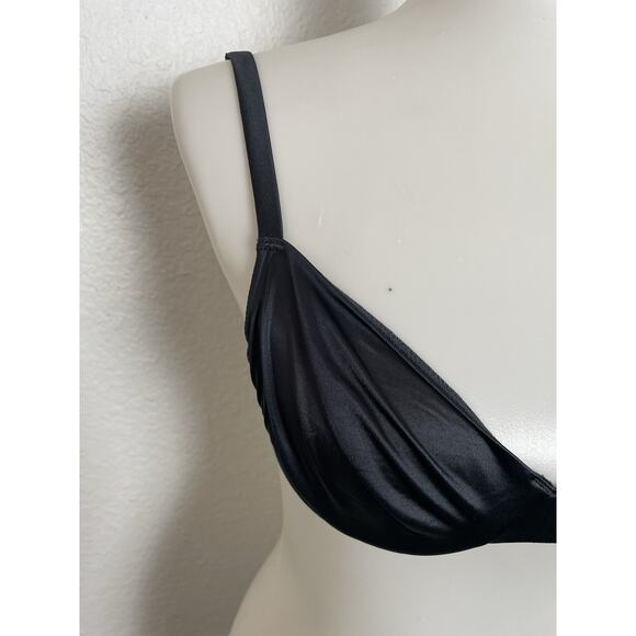 Skims Bra Lingerie Satin Mesh Lining Intimates Lounge - Picture 3 of 12